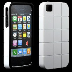 iPhone 4S 4 Turtle Shell Hybrid Case (White Black)
